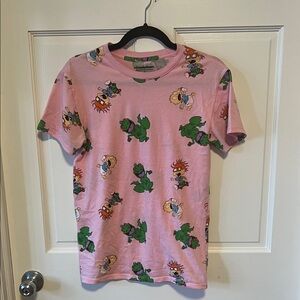 Nickelodeon Pink Rugrats Print Tee